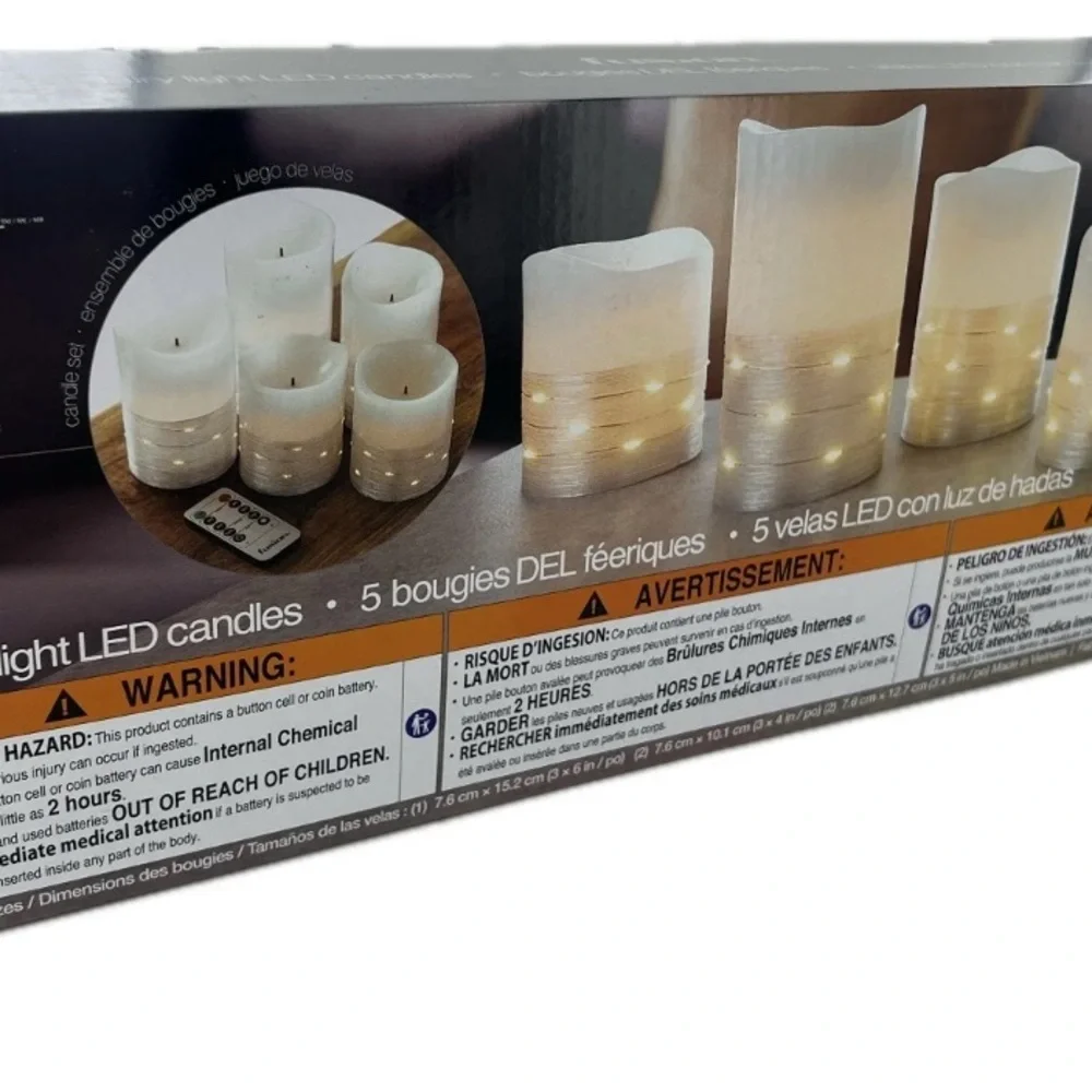 LED Flameless Candle Set with Remote